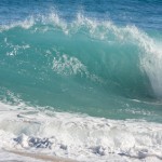 Dramatic Shorebreak Wave